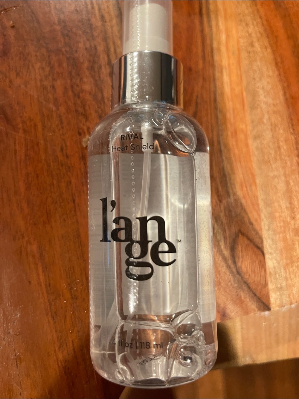Lange Clear Heat Shield Spray - Silver Pump